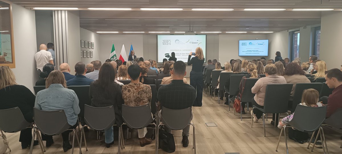gNohales's tweet image. #LIFEBIOBEST conference 🇪🇺 Towards a zero waste future – best practices in bio-waste collection and treatment | Pruszcz Gdański, Poland
♻️Bio-waste management situation
✅Local best practices
🆕LIFE BIOBEST guidelines &amp;amp; results
🌐Networking and capacity building
@ENTmediambient
