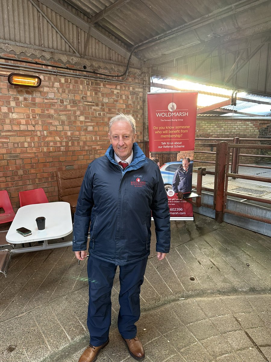 IanDawson19's tweet photo. All set up for a busy day at the Malton Livestock Auctions Christmas Market. Come and a conversation about @Woldmarsh membership. https://t.co/tgAt9J2lc6