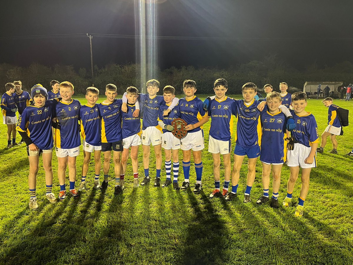 Some of our Abbey boys winning u13 Dom Browne shield yesterday evening with West Tipperary. Well done lads!!! 👏🏼 👏🏼👏🏼👏🏼 #abbeysport #abbeygaa #abbeyschool #abbeyschooltipp