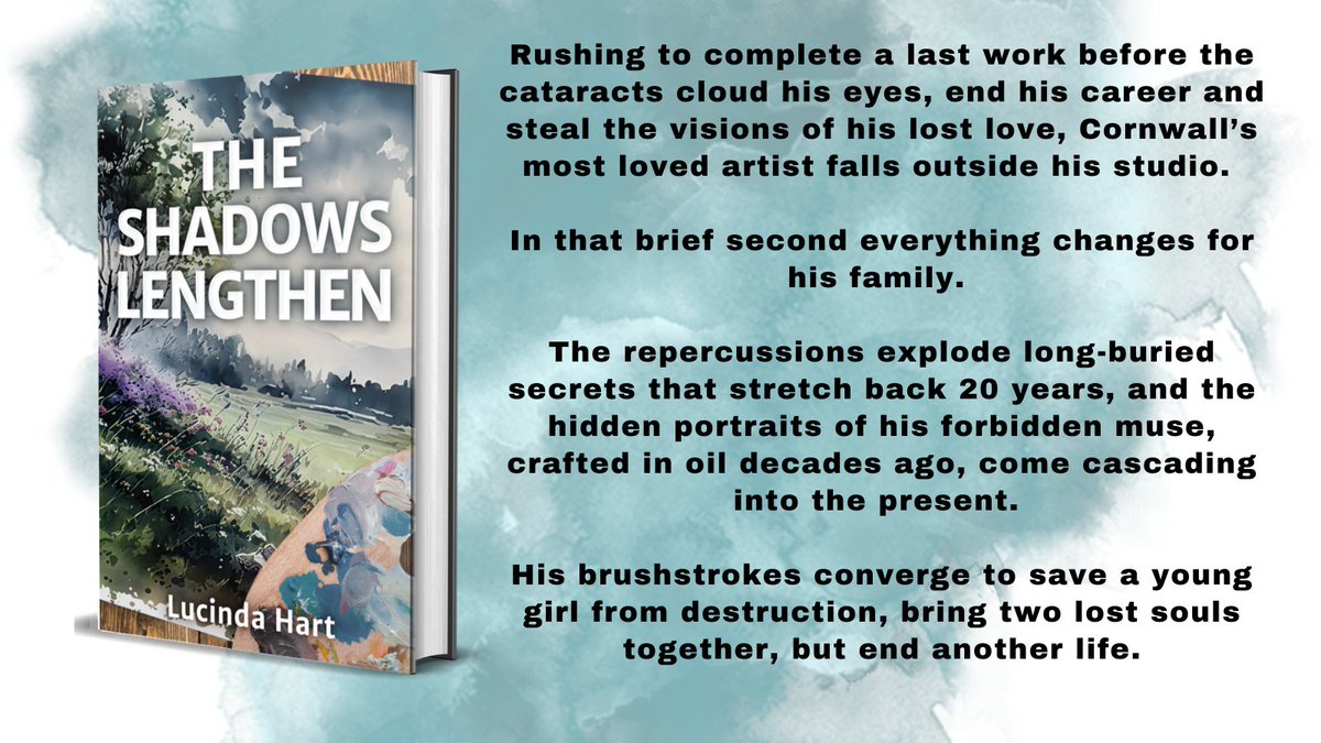 Morning #BookTwitter !
Coming this January from Lucinda Hart, The Shadows Lengthen!
If you love drama, long-buried secrets, beautiful Cornish scenery, and long lost love, this is one for you!

Order now: vulpine-press.com/the-shadows-le…

#contemporary #literary #fiction #amreading