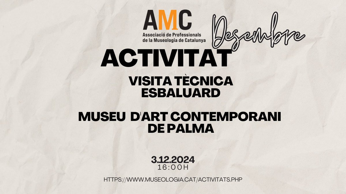 Associació de Professionals de la Museologia tweet media