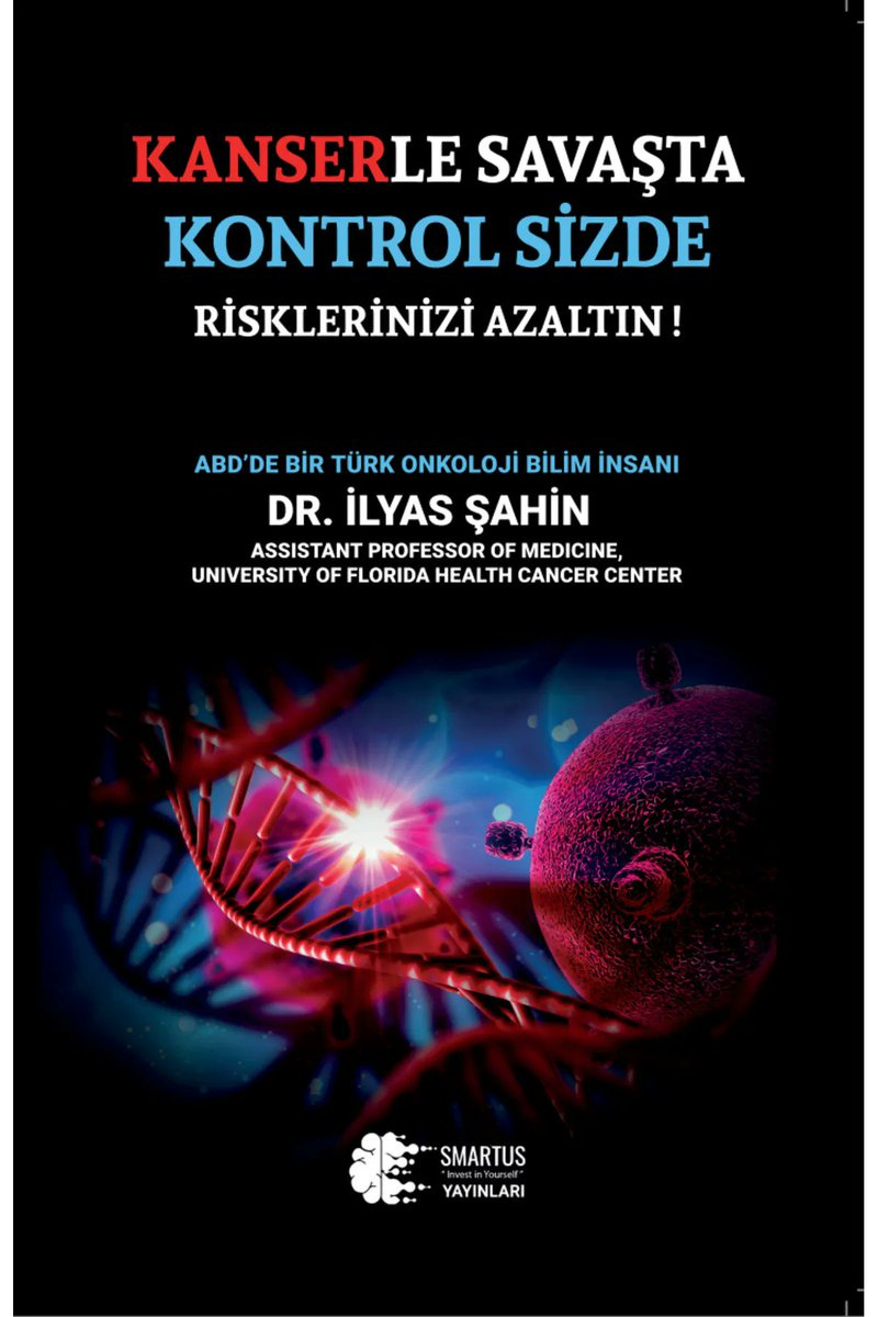 Harvard'lı Onkolog Dr. İlyas Şahin
Halkın anlayacağı dilde özetledi:
Kanser riskimizi azaltmak için ne yapalım ne yapmayalım?
Tükenmeden alın derim.

trendyol.com/smartus-yayinl…