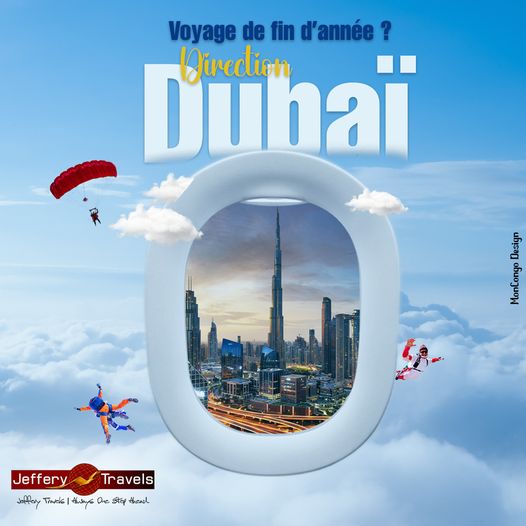 JefferyTravels's tweet photo. Pour terminer 2024, direction Dubaï! 🌃
La fin d’année est la période idéale pour passer du bon temps aux Emirats 👌

#jefferytravels #kinshasa #congo #rdc #congolaise #banacongo #rdcongo #congolais #congokinshasa #banakin #mwanamboka #drc #offre #voyage #vacances #dubai https://t.co/Q5fMYbqDXL