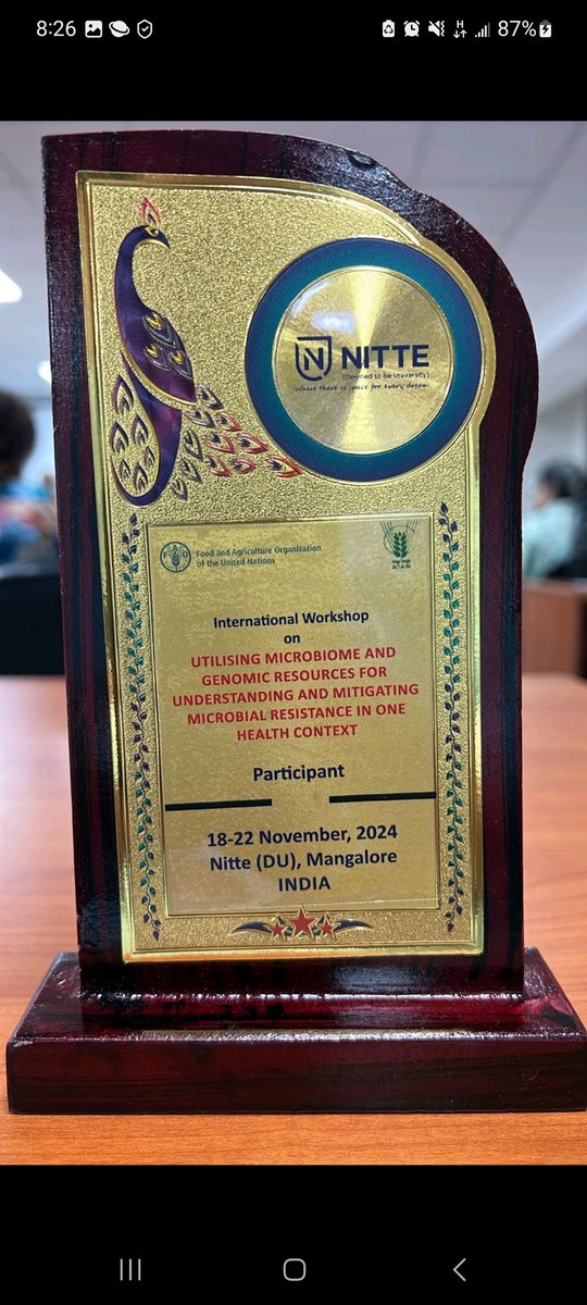 blukwambe's tweet photo. Grateful to @UNESCO for their sponsorship, @FAO, @nitte University, @icarindia, and other partners for organizing this impactful event. Together, we explored the advanced bioinformatics tools like AMRFinder &amp; ResFinder, to combat AMR in aquaculture systems sustainably. https://t.co/SPdRyXP8y2