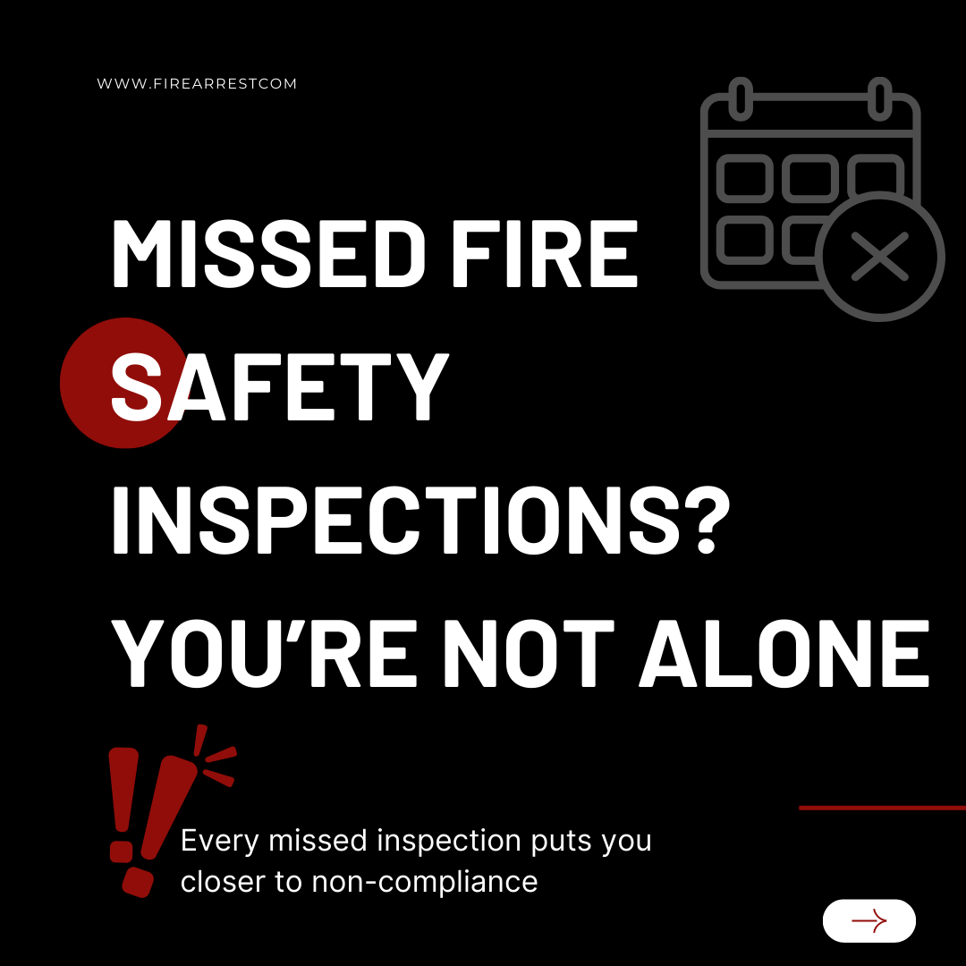 ArrestFire's tweet photo. 📅 Missed a fire safety inspection? You’re not alone.

📲 Want a smarter way to manage your inspections? Message us today to see how FireArrest keeps you on track.

#FireInspections  #StayCompliant  #FireArrestSolutions https://t.co/ntadPD42sw