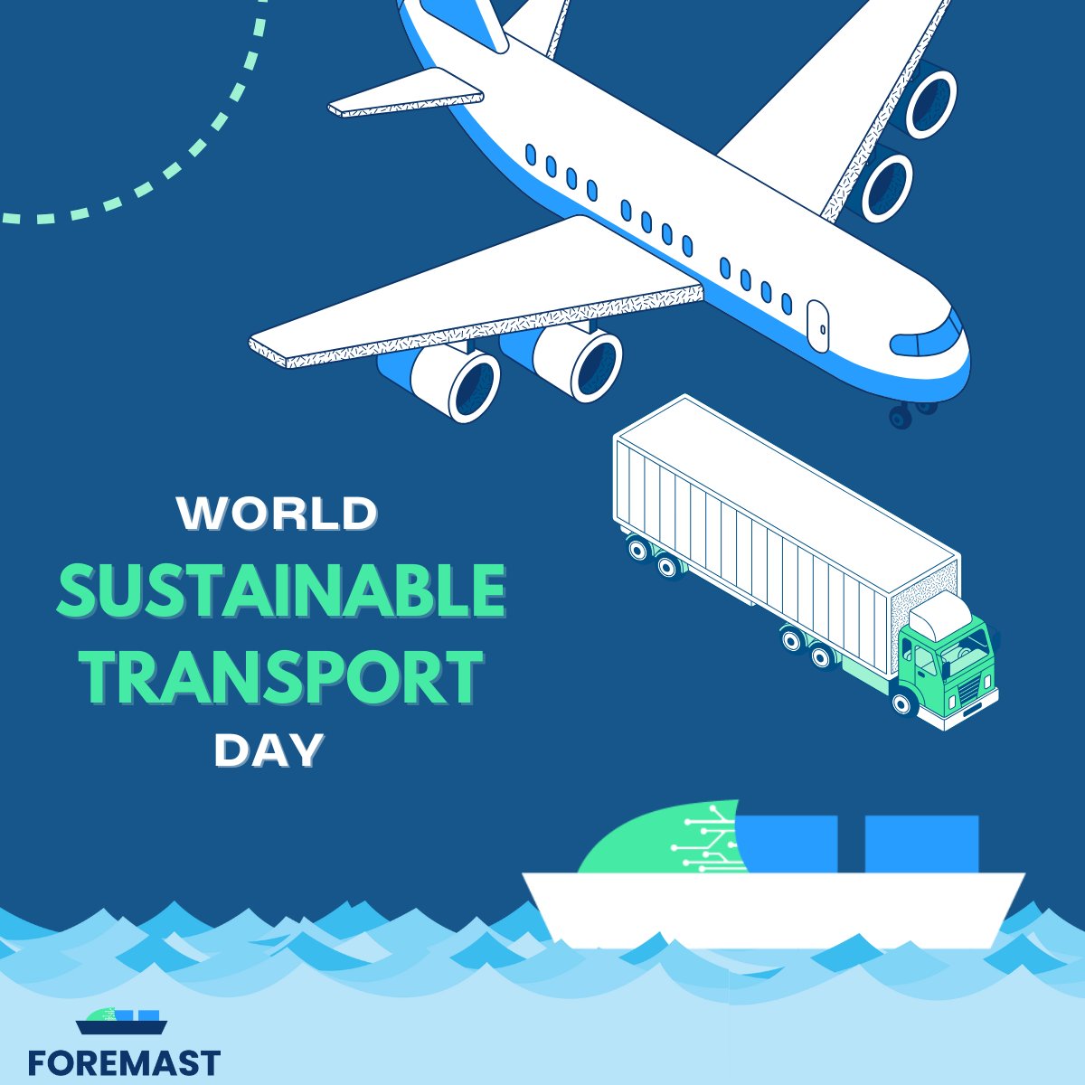 🌍 Today, on World Sustainable Transport Day, FOREMAST celebrates its commitment to greener, smarter transport solutions for inland waterways. 🚢✨ We're driving innovation to reduce emissions, boost connectivity, and shape a sustainable future for urban mobility. 🌱⚡