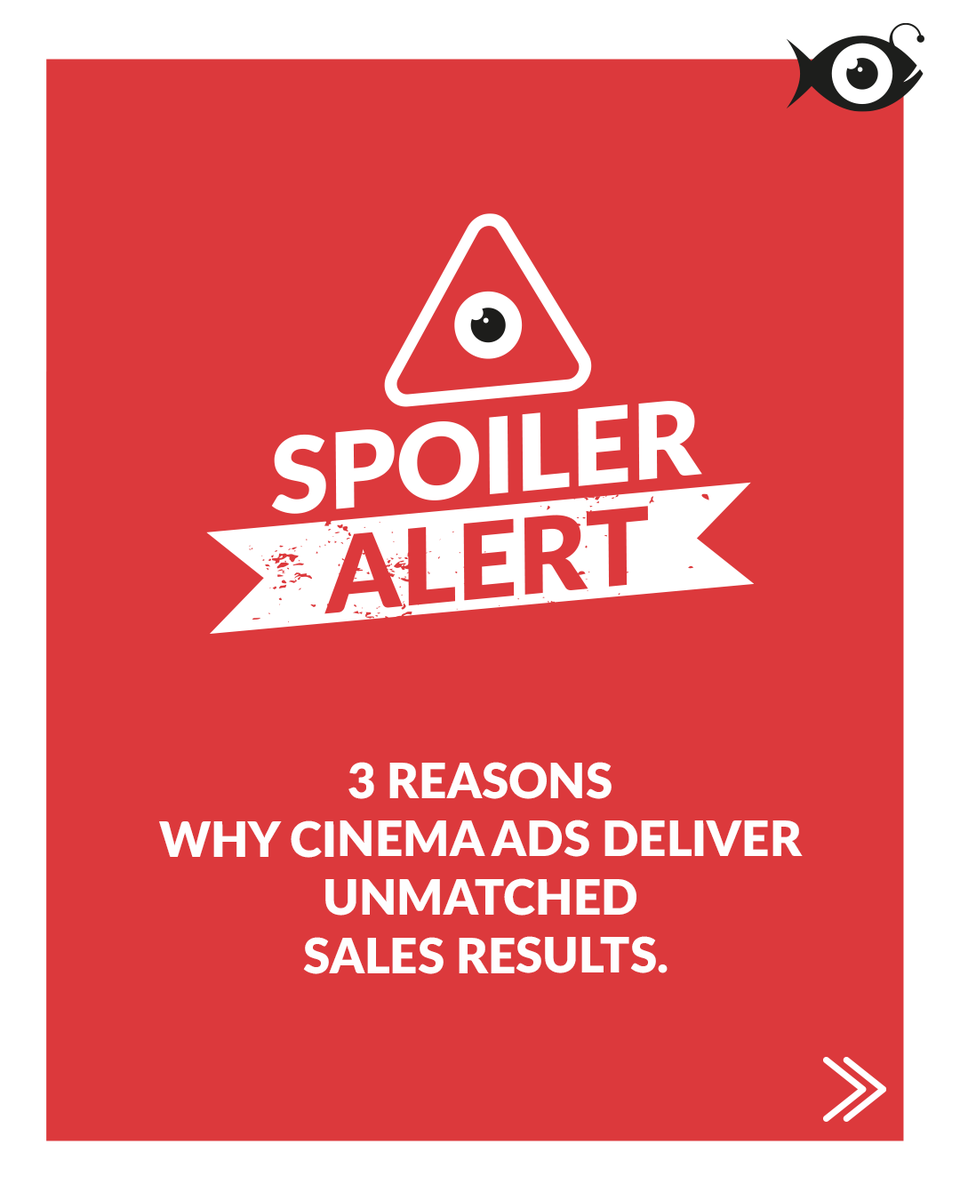 brightfish_be's tweet photo. Let 2025 be the year Your Brand Takes over ✨the magical✨ and sales-delivering world of Cinema.

🚀 Want to see more of Spoiler Alert go to https://t.co/7mBG713djJ 

#EyeCatchingMedia #SpoilerAlert #Cinema #Advertising #BigBrandsDeserveTheBiggestScreen https://t.co/Ioj5x7TyGI
