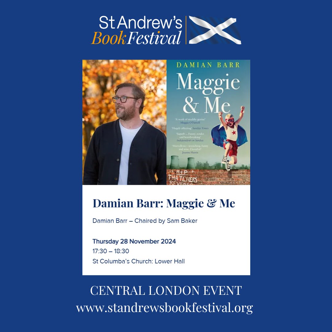 standrewsbkfest (@standrewsbkfest) on Twitter photo <a href="/Damian_Barr/">Damian Barr</a> has had a haircut, is looking good and is heading to London for The St Andrew's Book Festival.
Tickets available to hear him in conversation with Sam Baker this Thursday... so what are you waiting for! Head to the website and get booking: standrewsbookfestival.org <a href="/Damian_Barr/">Damian Barr</a> has had a haircut, is looking good and is heading to London for The St Andrew's Book Festival.
Tickets available to hear him in conversation with Sam Baker this Thursday... so what are you waiting for! Head to the website and get booking: standrewsbookfestival.org