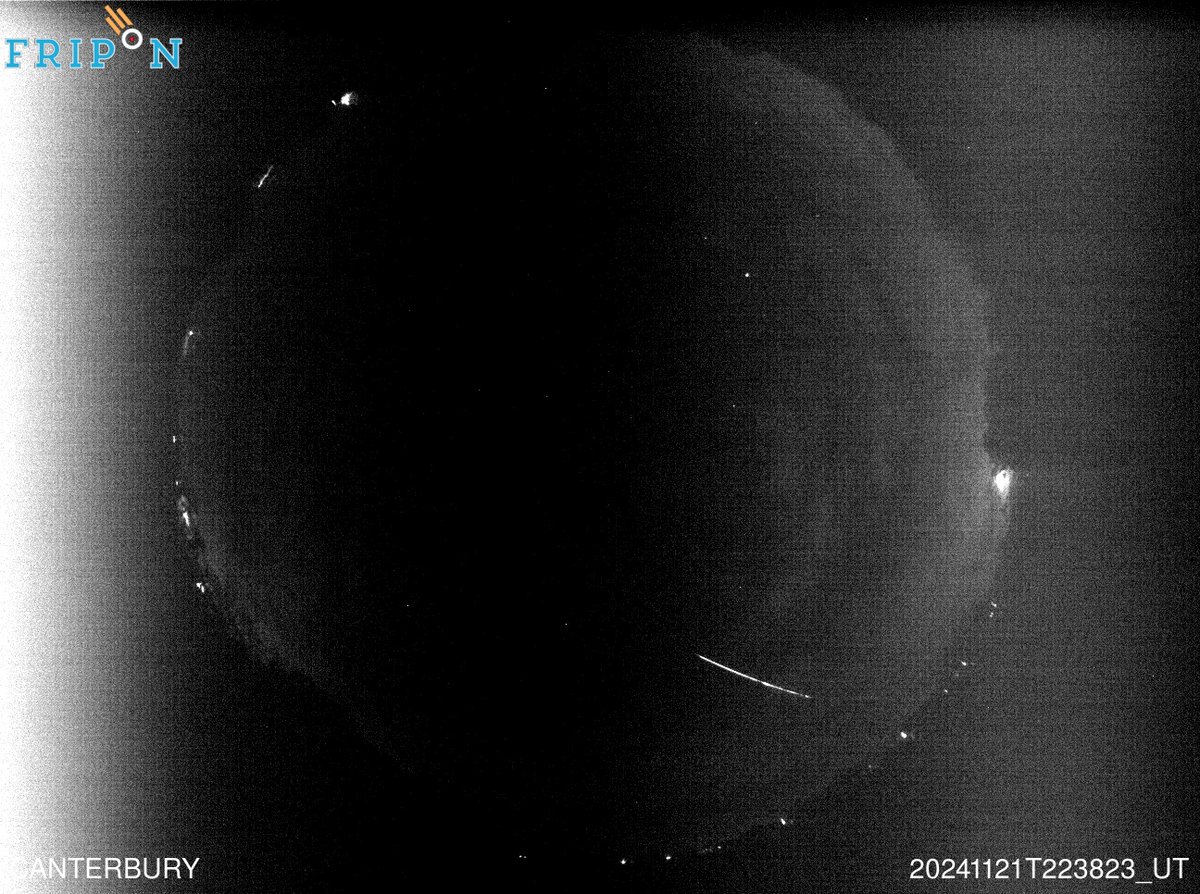 After a brief outage due to a problem with a cable, the fireball camera is now back operational since a week. And we detected a nice one on Thursday night.