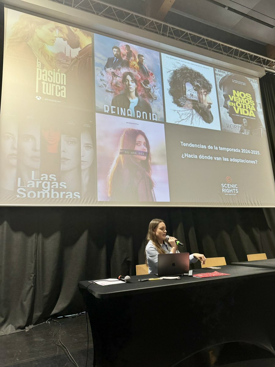 AdaptaMarket's tweet image. Ara és el torn de parlar de les Tendències de la temporada 24-25 de la mà de Rebeca Palacio, content executive de #ScenicRights 

#AdaptaVlc24 #Adapta #AdaptaMarket