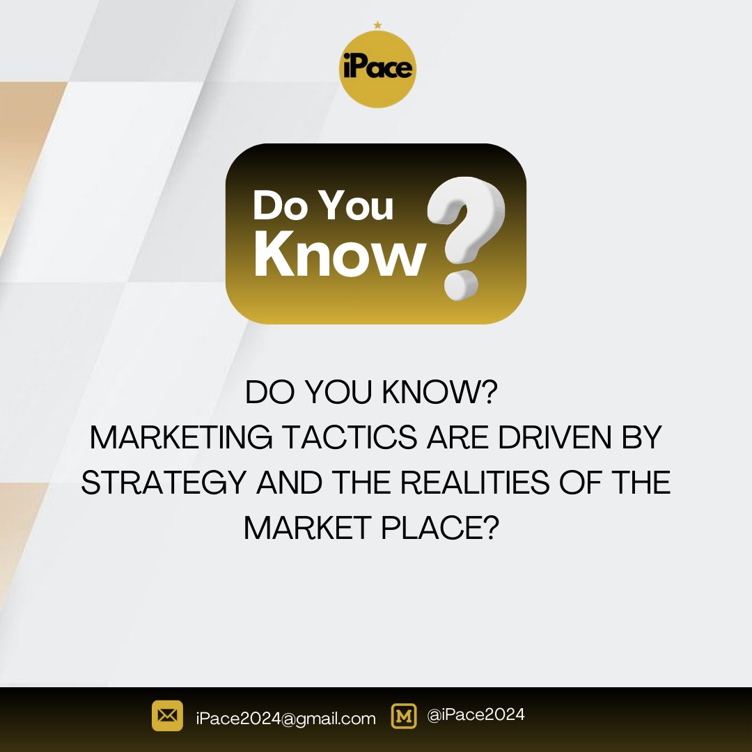 ipace2024's tweet photo. Marketing success isn't luck—it’s strategy. Understand the market, adapt, and win. Are your tactics ready for the real world?
#iPace #MarketingStrategy https://t.co/dl00zE3Vzg