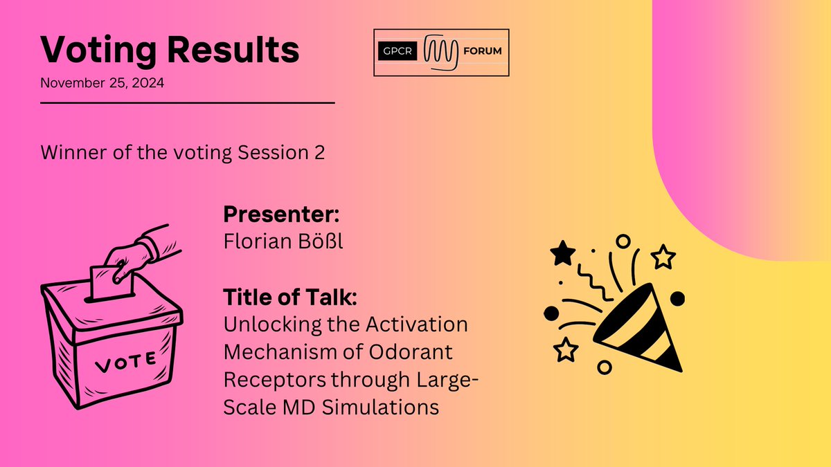 Day one of the #1st_GPCRForum_virtual_meeting ended with the best poster winners for ONCORNET &amp; Adhesion GPCR sessions! 🎉 Huge congratulations to Federike Wunsch &amp; <a href="/FlorianBl1/">Florian Bößl</a>! 🎖️ The outstanding awardees will showcase their work at the next GPCR Forum meeting in 2025! 🚀