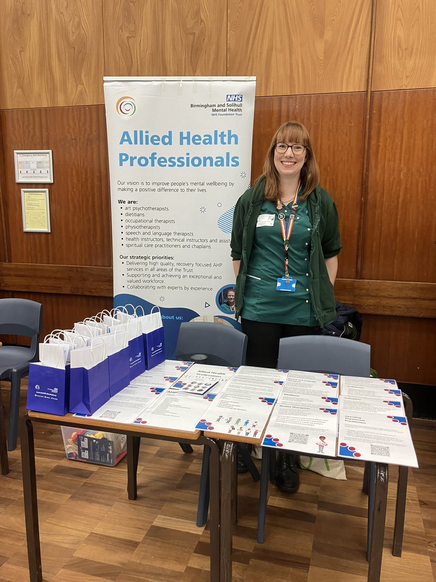 🌟 Busy morning promoting AHP professions to Years 9 and 11 #AHPs 🌟#Primingthepipeline <a href="/krj78/">Kirstie Jones</a> <a href="/AmandaT_OT/">Amanda Thomson</a>
