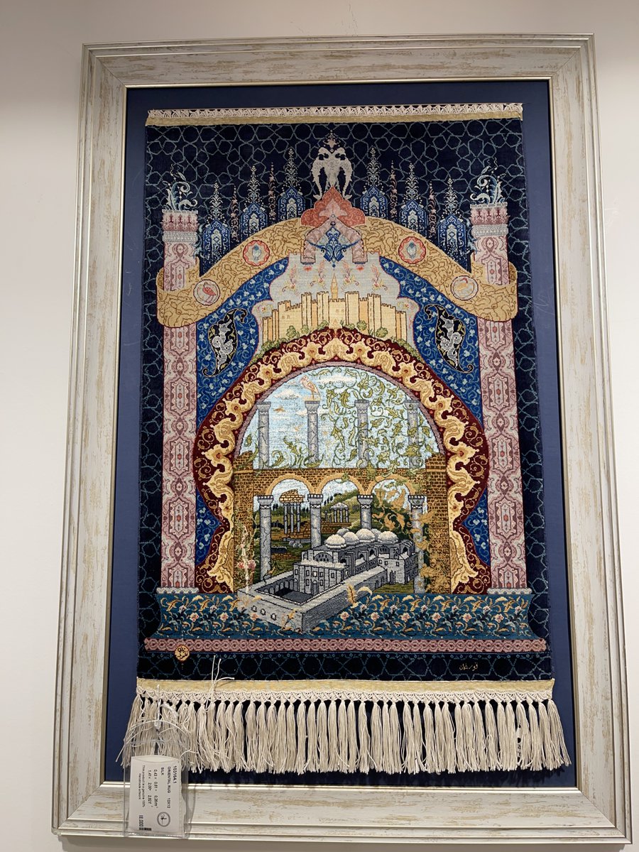 Pure silk Turkish Handmade Rug.

babynestbed.etsy.com