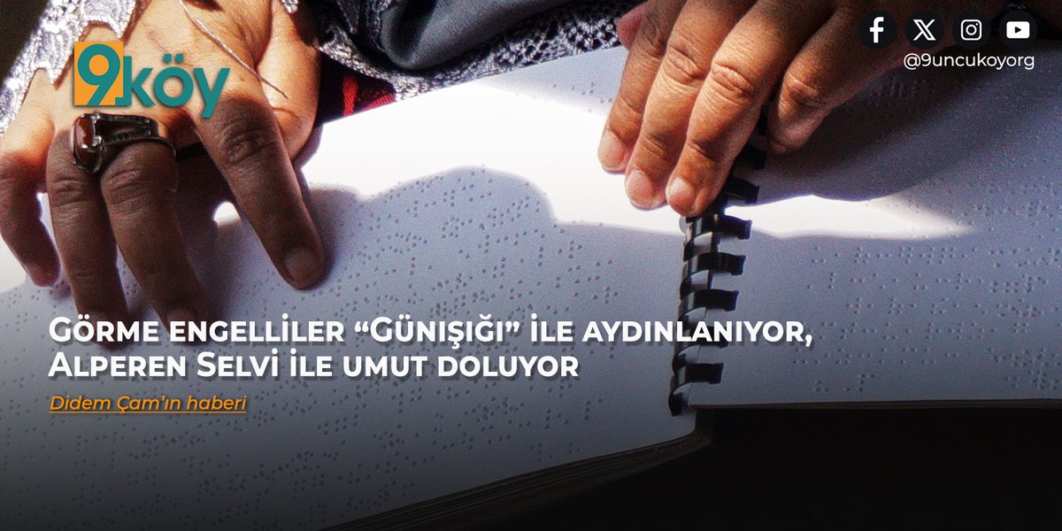 Engelsiz Yaşam Derneği, "Günışığı Projesi" ile her yaştan görme engelliye, onların ailelerine ve öğretmenlerine özel eğitimler veriyor. Dernek Başkanı Gönül Gürsoy, erken yaşta başlayan eğitimlerle görme engellilerin çok rahat hareket edebildiğini anlattı. Yüzde 90 görme engelli