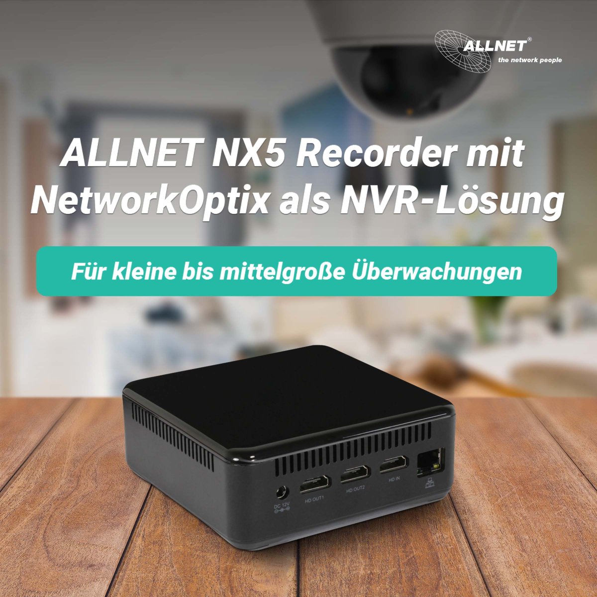 ALLNETGmbH's tweet image. ALLNET NX5 Recorder mit #NetworkOptix als NVR-Lösung – Für kleine bis mittelgroße Überwachungen! Der ALLNET NX5 Recorder ist eine hochmoderne #Überwachungslösung, die kompakte Bauweise und maximale Leistung vereint.
Mehr dazu: ➡️ bit.ly/4fZ3Q6X

#NVR #VAD #ALLNETbrand