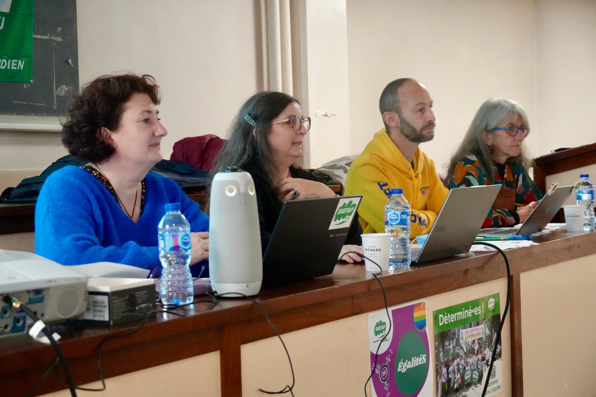 snetapfsu's tweet photo. 🏳️‍🌈⚧️ Ce 26 novembre 2024, le @snetapfsu  organise  sa  journée ÉgalitÉs, une formation sur les questions de parité, équité, égalité professionnelle avec la participation de Corine Argenty, spécialiste  santé au travail, et Julien Poirier, référent LGBTQIA+ à la @FsuNationale https://t.co/ZerjxDK6qY
