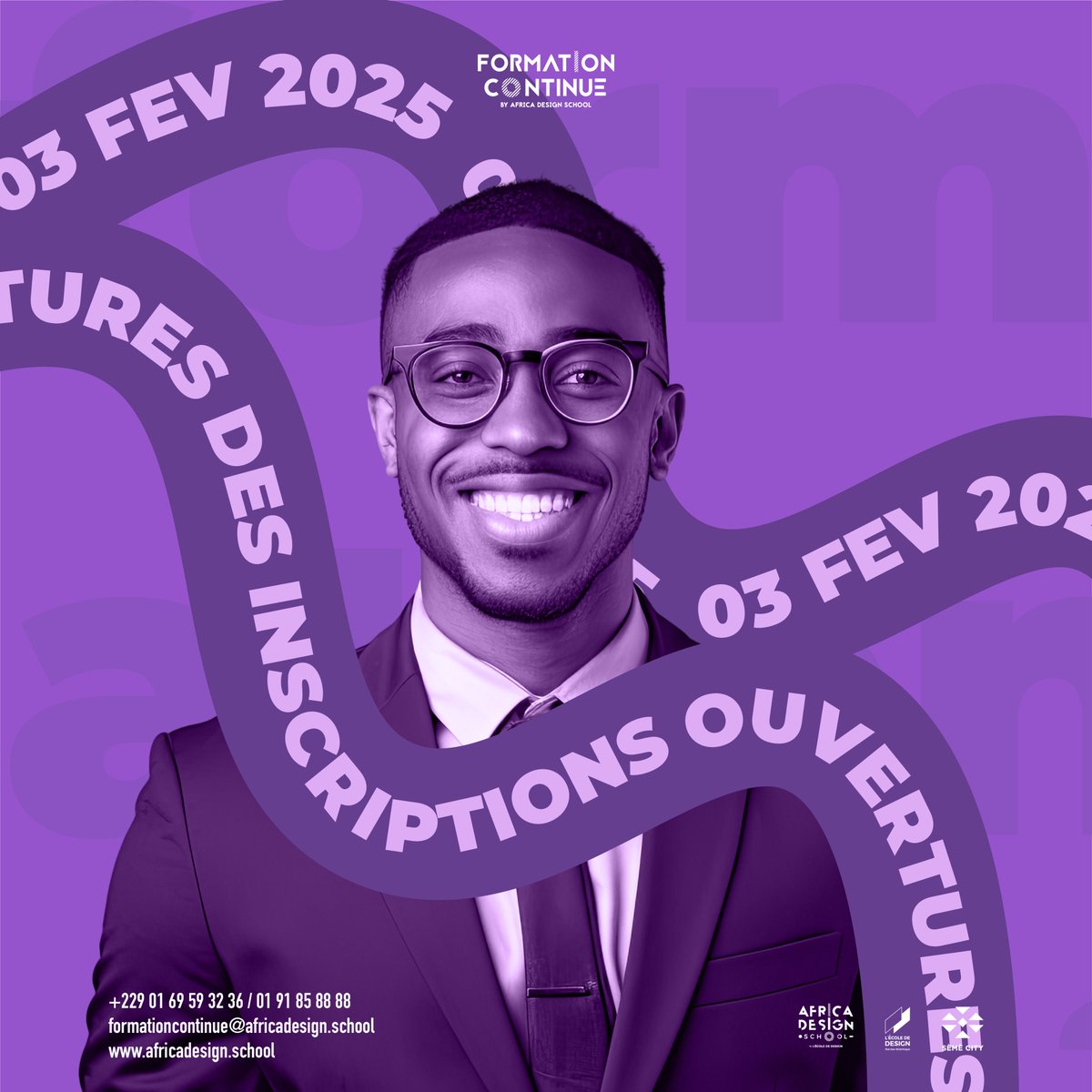 AfricaDesignSch's tweet image. C'est la rentrée pour les professionnels qui souhaitent acquérir des compétences pratiques ! 🎒

📌 Les places sont limitées! 
Inscription : bit.ly/4hZnKRb
👉 Infos : 00229 01 69 59 32 36 (WhatsApp disponible)

  #AfricaDesignSchool #formationcontinue #design #skills