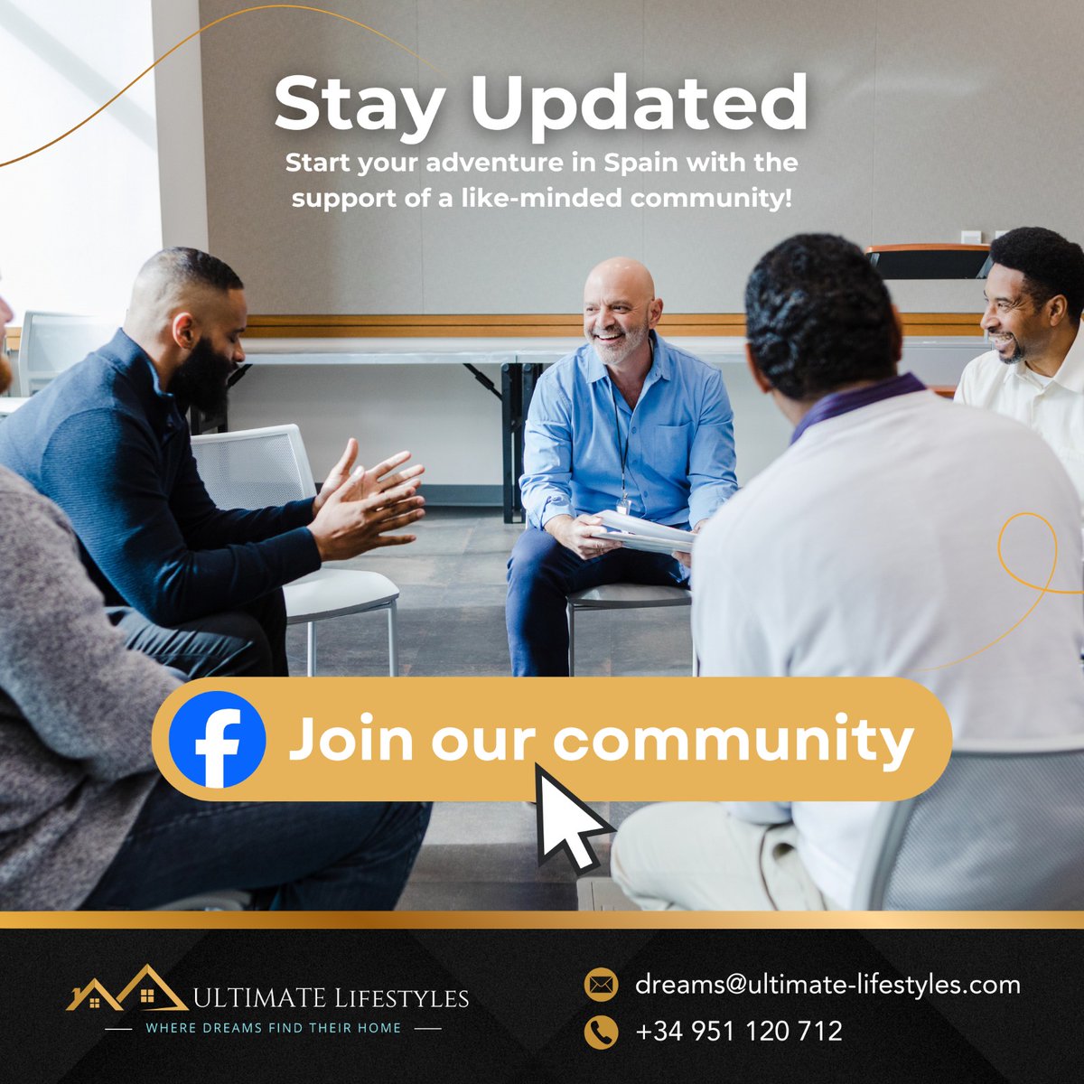 ultimate_spain's tweet photo. 🇪🇸 Stay connected, stay inspired! Start your Spanish adventure with the support of a vibrant, like-minded community ready to share the journey with you.

From property tips to lifestyle insights, Ultimate Lifestyles has you covered. Join us today! https://t.co/l5q7czlET9 https://t.co/kq3L6zYCdY