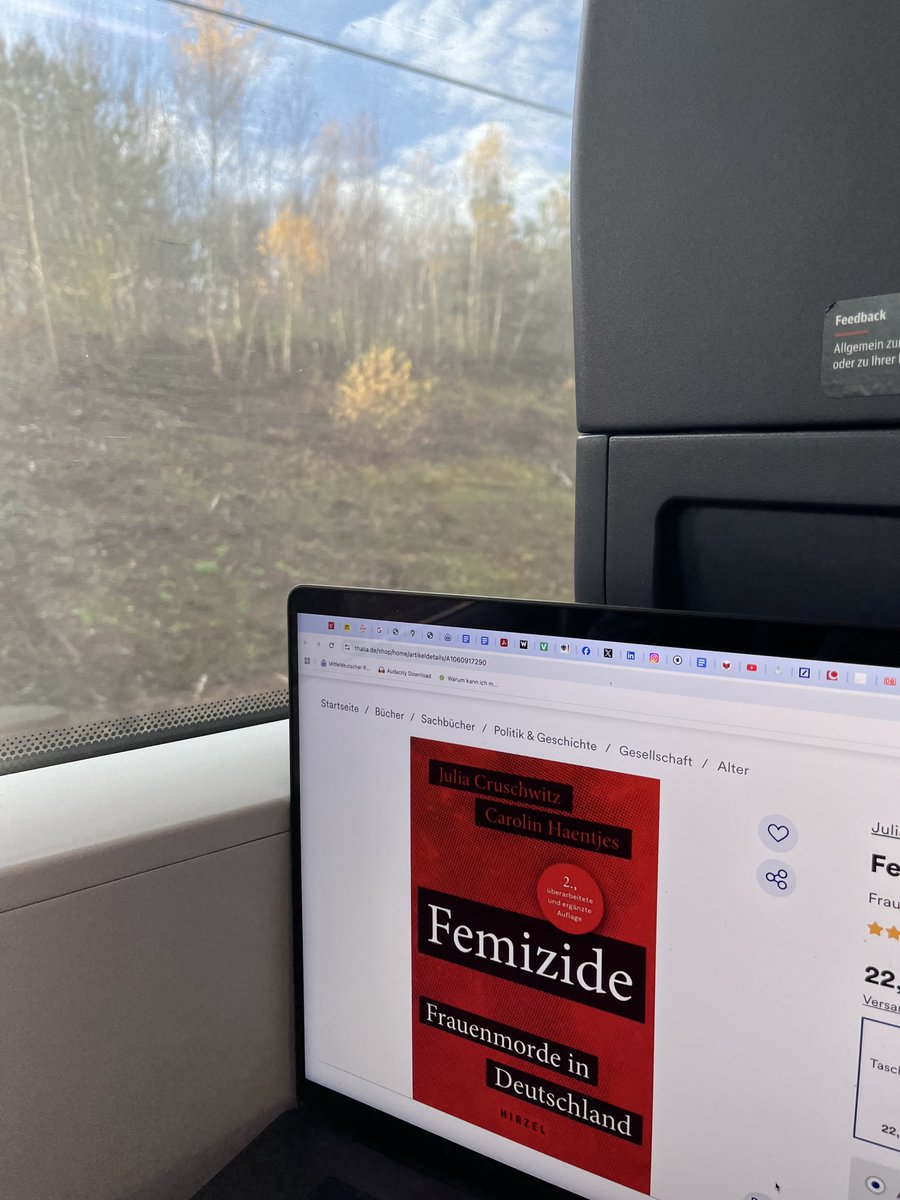 Auf dem Weg nach Ulm. Heute Abend Lesung um 19.30 Uhr im Aegis Café - und wow, die Veranstaltung ist ausverkauft!!!