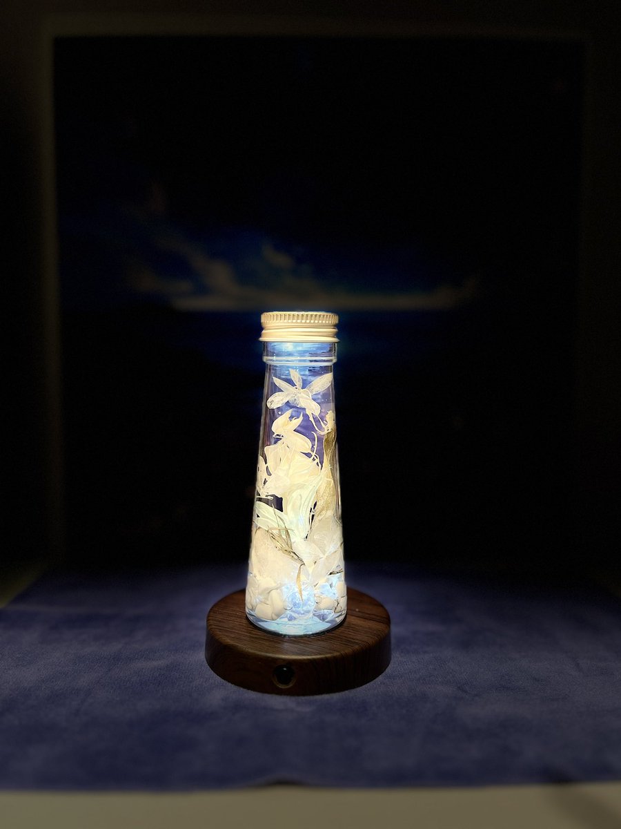 element_nari's tweet photo. 先日お創りした推しリウムのご紹介です🧚‍♀️♡

白を基調とした、とても綺麗な神々しい
推しリウムに仕上がりました✨️

お花選びも一緒���出来て
お話もとても楽しかったです🎶🥰

また創りたいと仰ってくださり嬉しかったです🩵✨️ https://t.co/sEAYwRoVxE