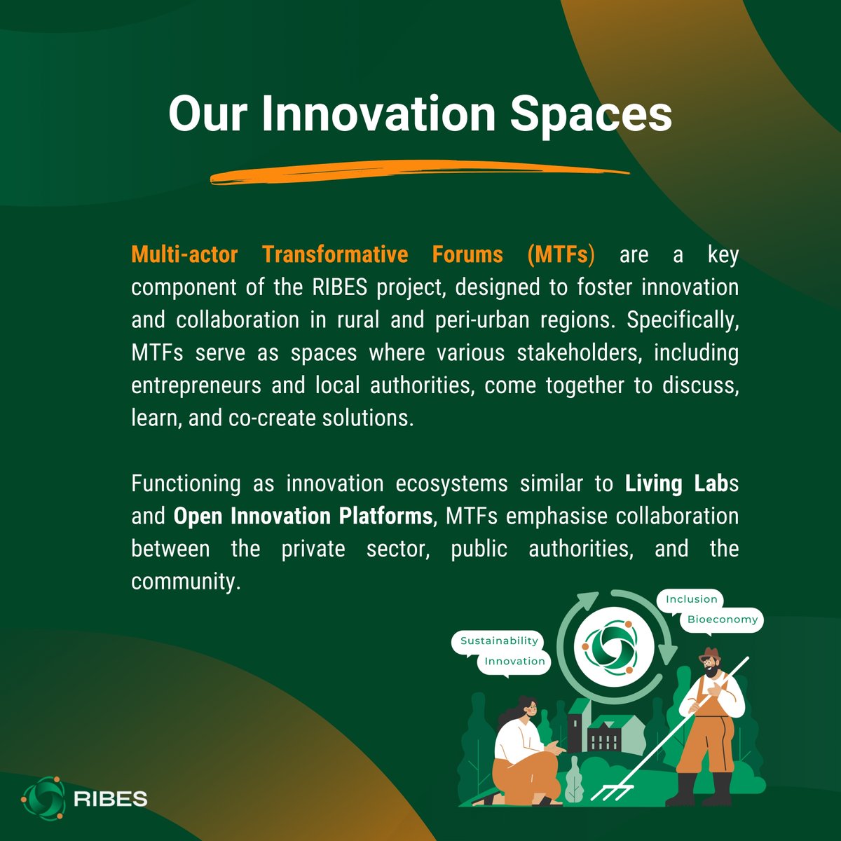 RIBES_project's tweet image. But what is a Multi-actor Transformative Forum, a.k.a. MTF?

Stay tuned for updates on how these forums are shaping the future of rural development! 🌱✨

#RIBES #MTFs #Bioeconomy #Innovation #RuralDevelopment #CircularEconomy #Horizon #Εurope #Research