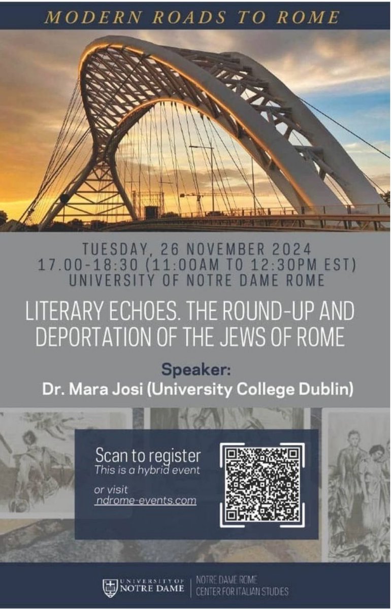 Mara Josi (@mjmarajosi) on Twitter photo Happily in Rome at <a href="/NotreDame/">University of Notre Dame</a>!
Thank you so much for the thrilling invitation! Happily in Rome at <a href="/NotreDame/">University of Notre Dame</a>!
Thank you so much for the thrilling invitation!