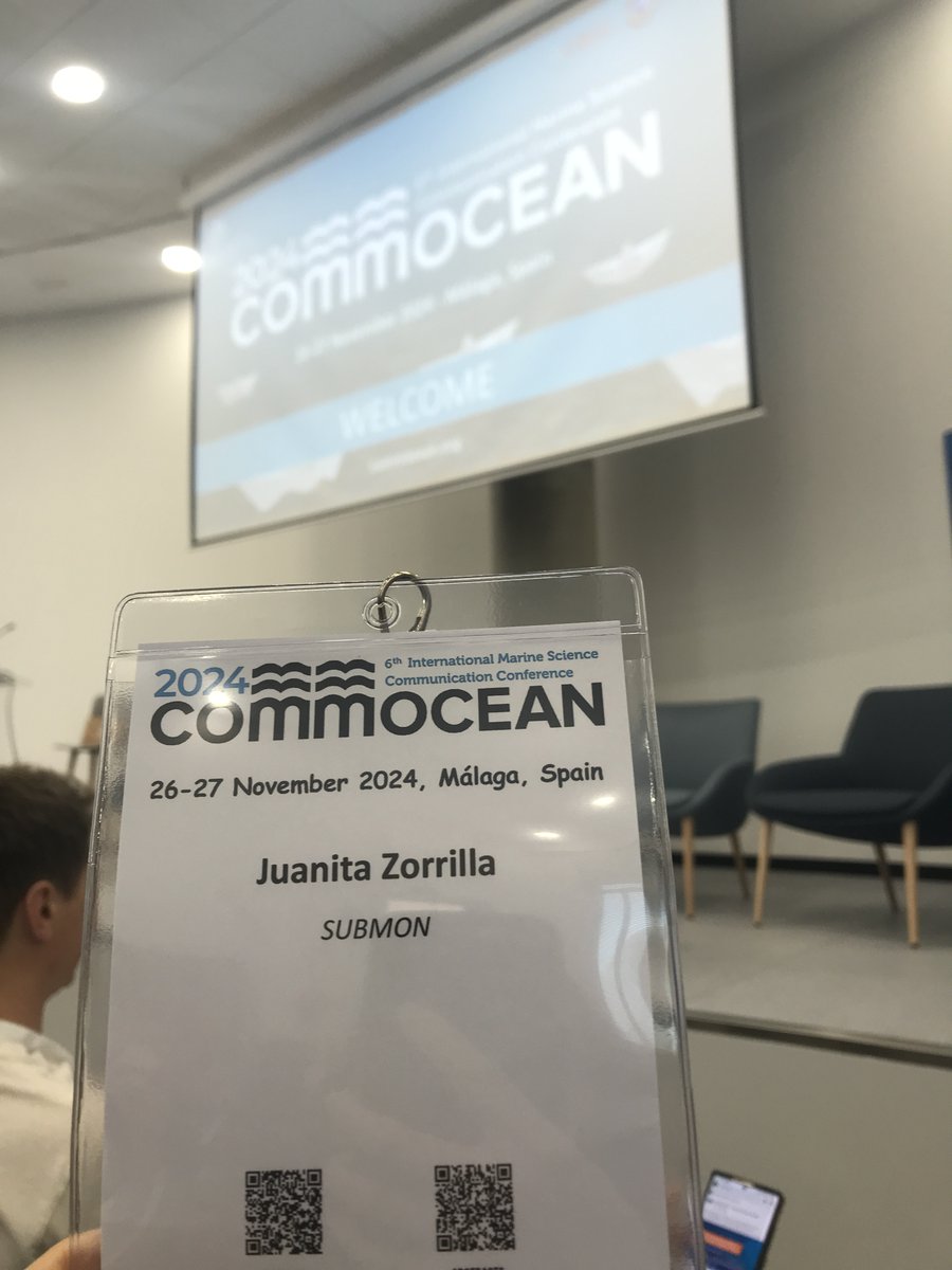 submon_'s tweet photo. Our team is attending #commOCEAN2024 🌊 @juanitapujana is joining the panel "Inspirational examples of engagement in international initiatives using #storytelling".
@IEO_Malaga @CommOceanConf #CommOCEAN #oceancitizen #sciencecommunication #marinescience https://t.co/O7Uly3lDvE