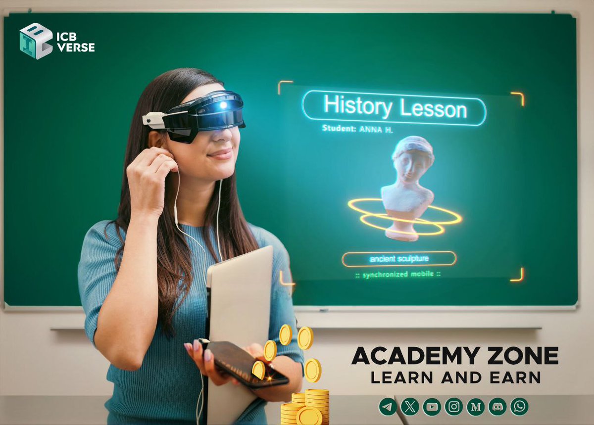 icbx_network's tweet photo. 🌟 Academy Zone in ICB Verse:
Get your NFT land, build an academy, teach, and earn from your expertise!
🎨🚀 From tech to arts, endless opportunities await in the metaverse!
#ICBNetwork #ICBVerse #NFT #VirtualEducation #LearnAndEarn https://t.co/90UePqLyXf