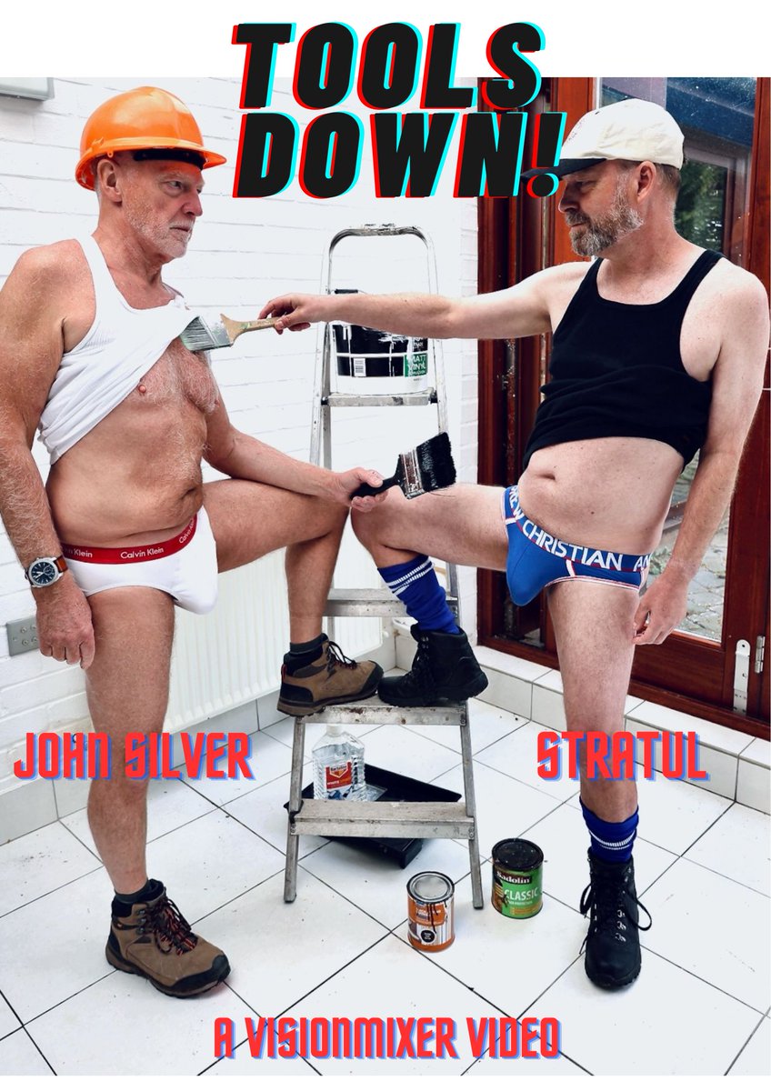 Tools Down: video artwork for the decorator-themed photo &amp; videoshoot I did with @johnsilverxxx

📷VisionMixer