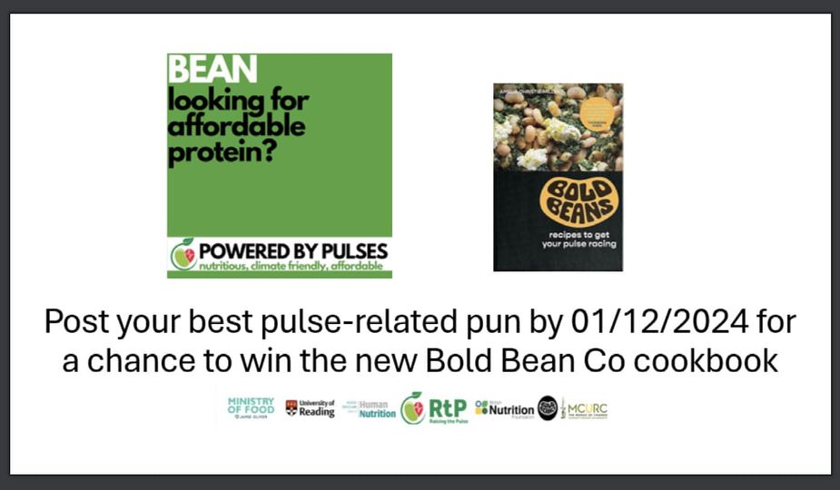 Food & Nutrition (@unirdg_fns) on Twitter photo Something's bean going on these past weeks -raising the pulse <a href="/UniRdg_HSU/">Hugh Sinclair HNU</a> now we are looking for your pulse puns for a chance of winning Bold Beans book. Chanal your thoughts.... Something's bean going on these past weeks -raising the pulse <a href="/UniRdg_HSU/">Hugh Sinclair HNU</a> now we are looking for your pulse puns for a chance of winning Bold Beans book. Chanal your thoughts....