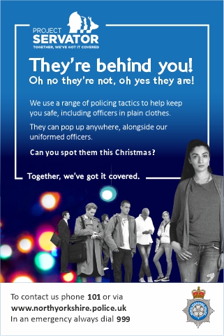 Planning on going to the Christmas market? 🎄 
Our specially trained Project Servator officers are.
When you see us, come and say hello to find out more.
Please stay vigilant and report anything suspicious.
More info on web.
#ProjectServator
#TogetherWeveGotItCovered