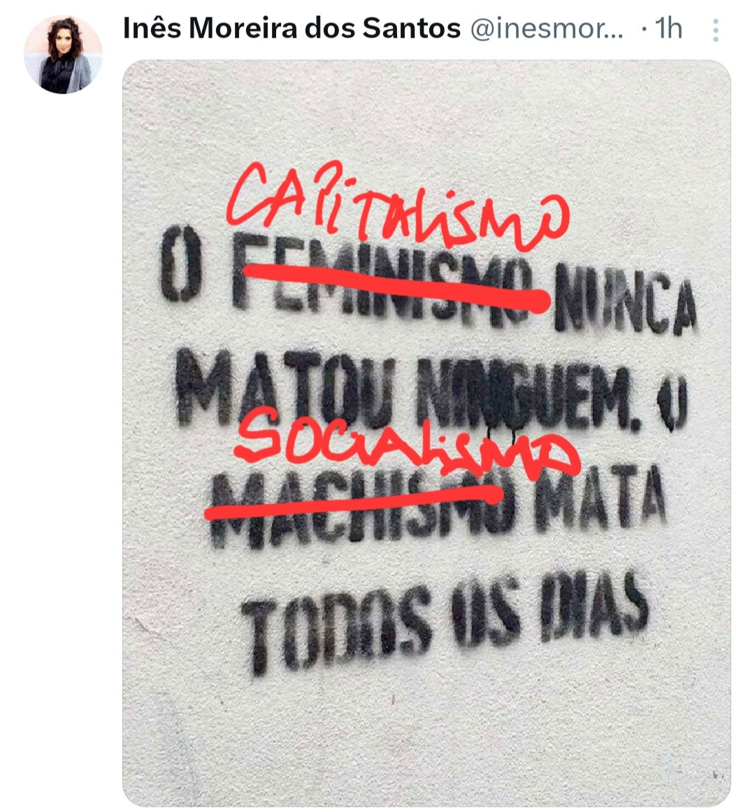 Oh camarada! Também funciona bem com outros "ismos"!!