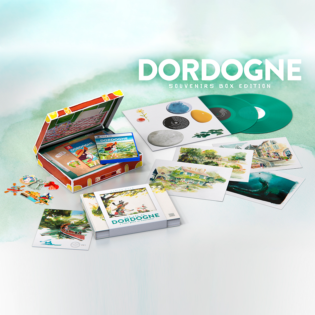 Le coffret collector de Dordogne est disponible ! 
Plongez dans l'aventure de Mimi avec des objets exclusifs : un art book, la bande-son, et bien plus encore !
🔗 Plus d'infos ici : [linktr.ee/dordogne]

#dordognelejeu #coffretcollector #jeuxvideo