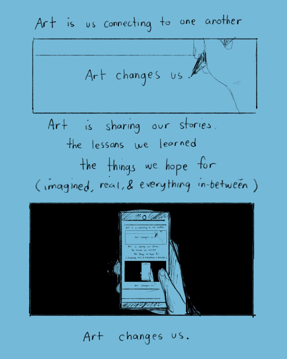 robcham's tweet photo. why do you make art https://t.co/SIFIwlWhMC