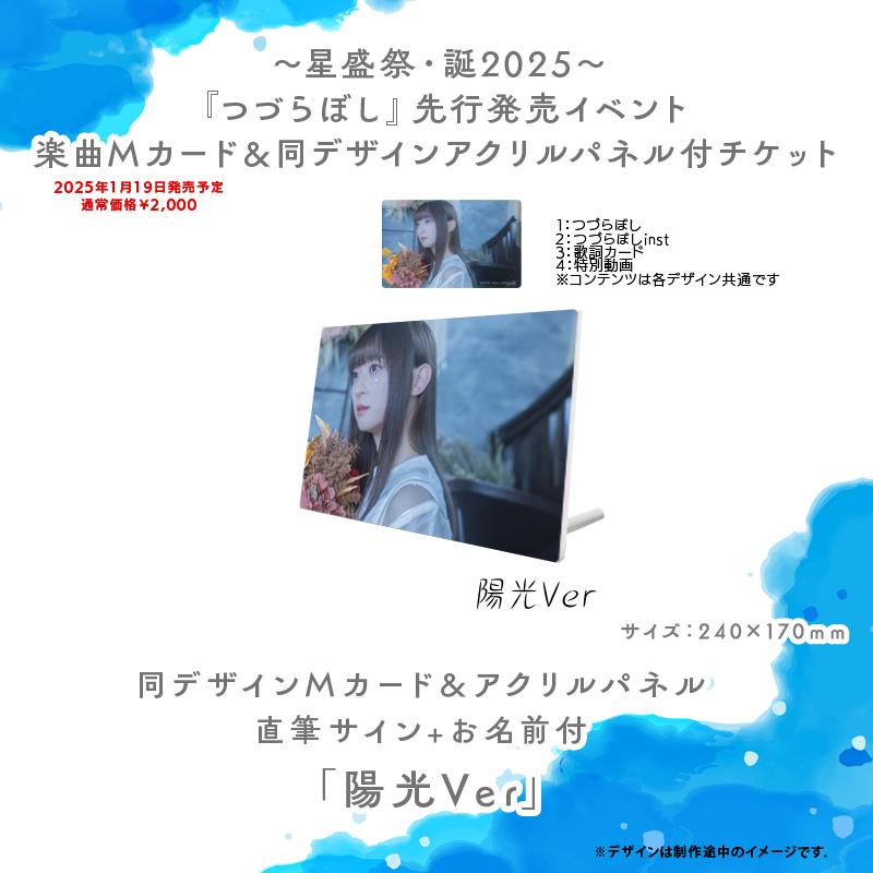 星守紗凪生誕祭チケット半券