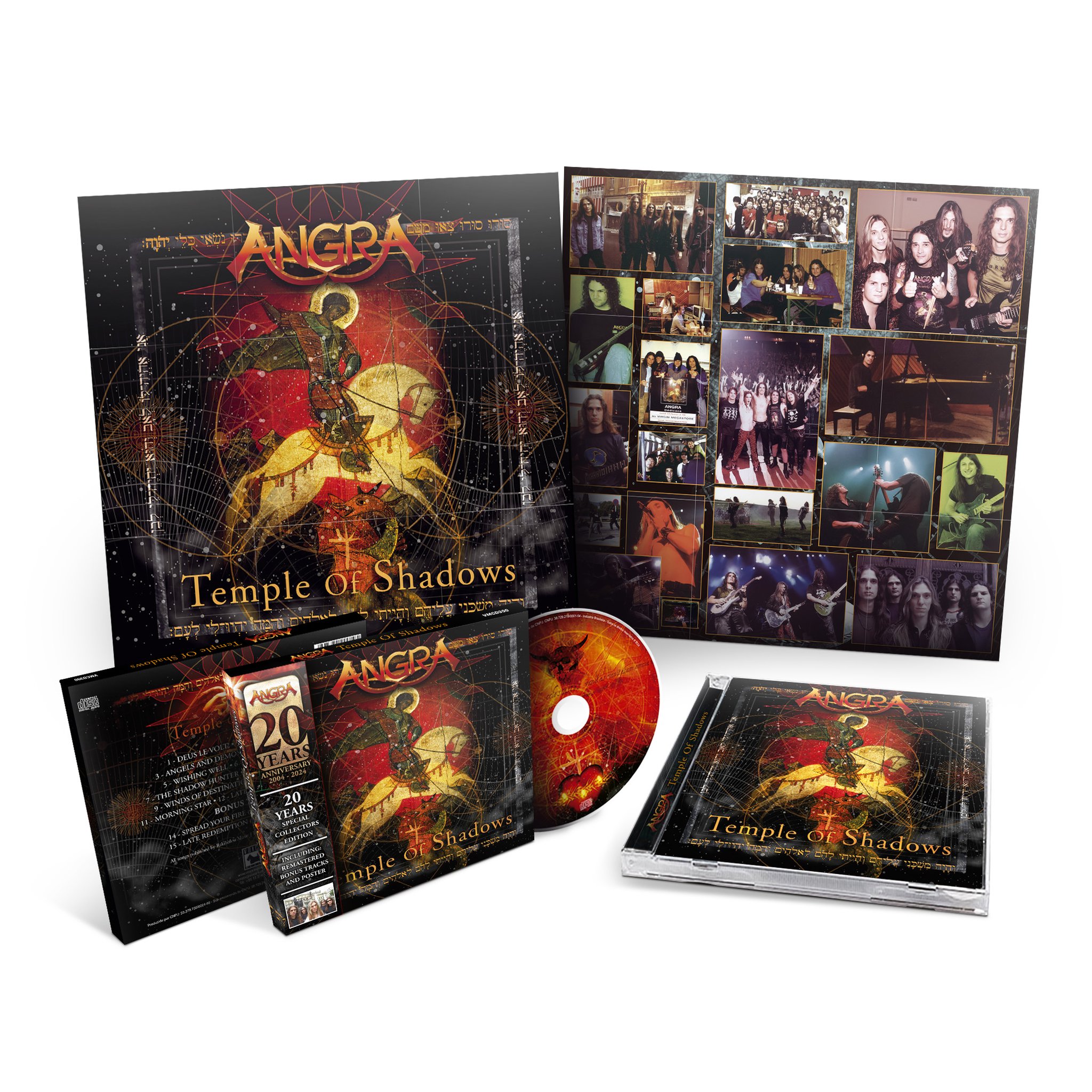 ANGRA　TEMPLE OF SHADOWS　20TH ANNIVERSARY Angra – Temple Of Shadows – CD (Slipcase, 20th Anniversary
