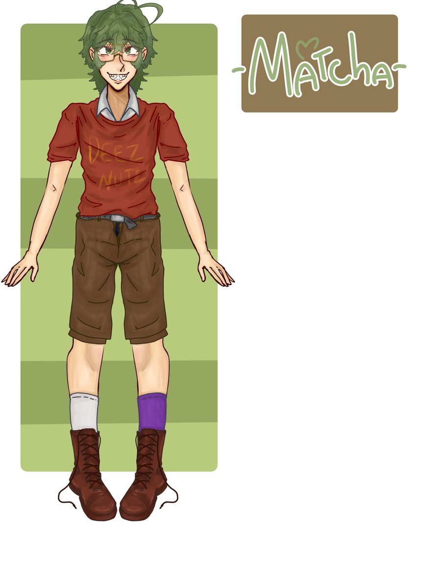 Fangtastic_Art's tweet photo. I'm making a ref sheet for my oc when he was in middle school/high school 👅👅👅
#wip #oc #ocart #originalcharacterart #art #drswing #ibisPaintX #digitalart https://t.co/EpGVHjISGJ