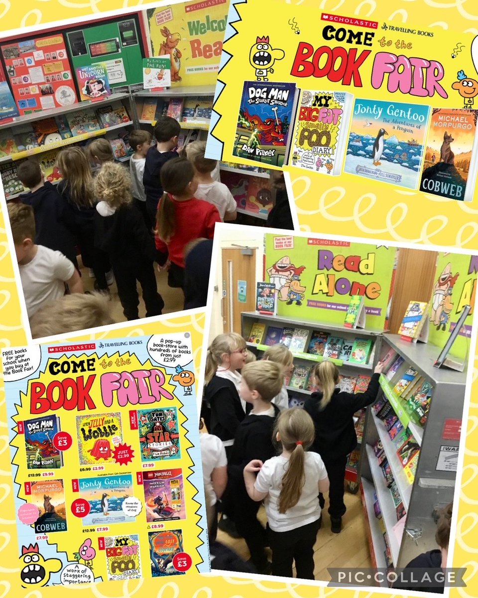 Exciting news! The book fair has arrived earlier than expected! 🎉We're opening today from 3:20-4 pm. We will open the same time, every day until Monday 2nd. The children are already enjoying stories and exploring the books available. Come join the fun! ✨ #BookFair #ReadingIsFun