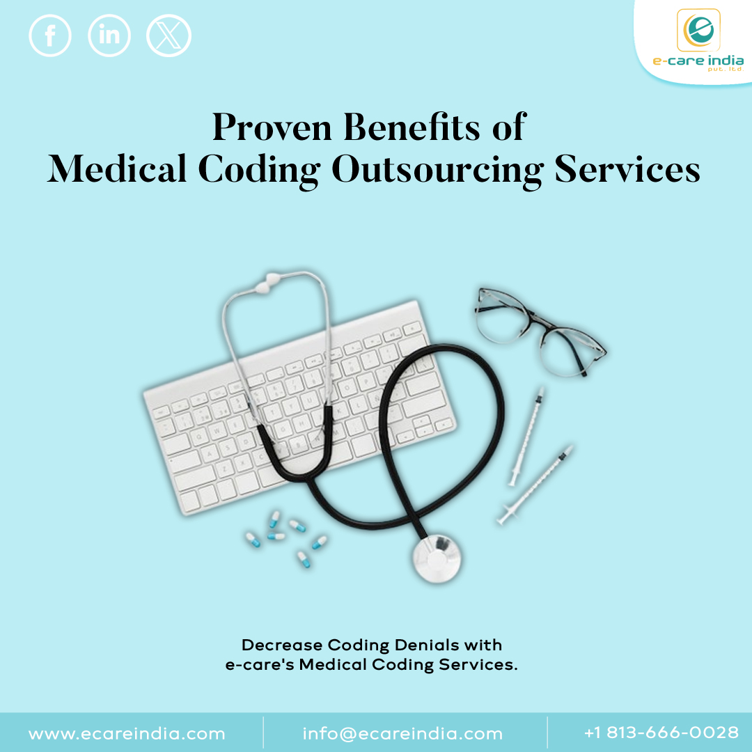 ecareindia's tweet image. Proven Benefits of Medical Coding Outsourcing Services
ecareindia.com/medical-codingโฆ
Decrease Coding Denials with e-care's Medical Coding Services. 
#medicalcodingservices #medicalcodingoutsourcingservices #medicalcodingcompanies #bestmedicalcodingservices
