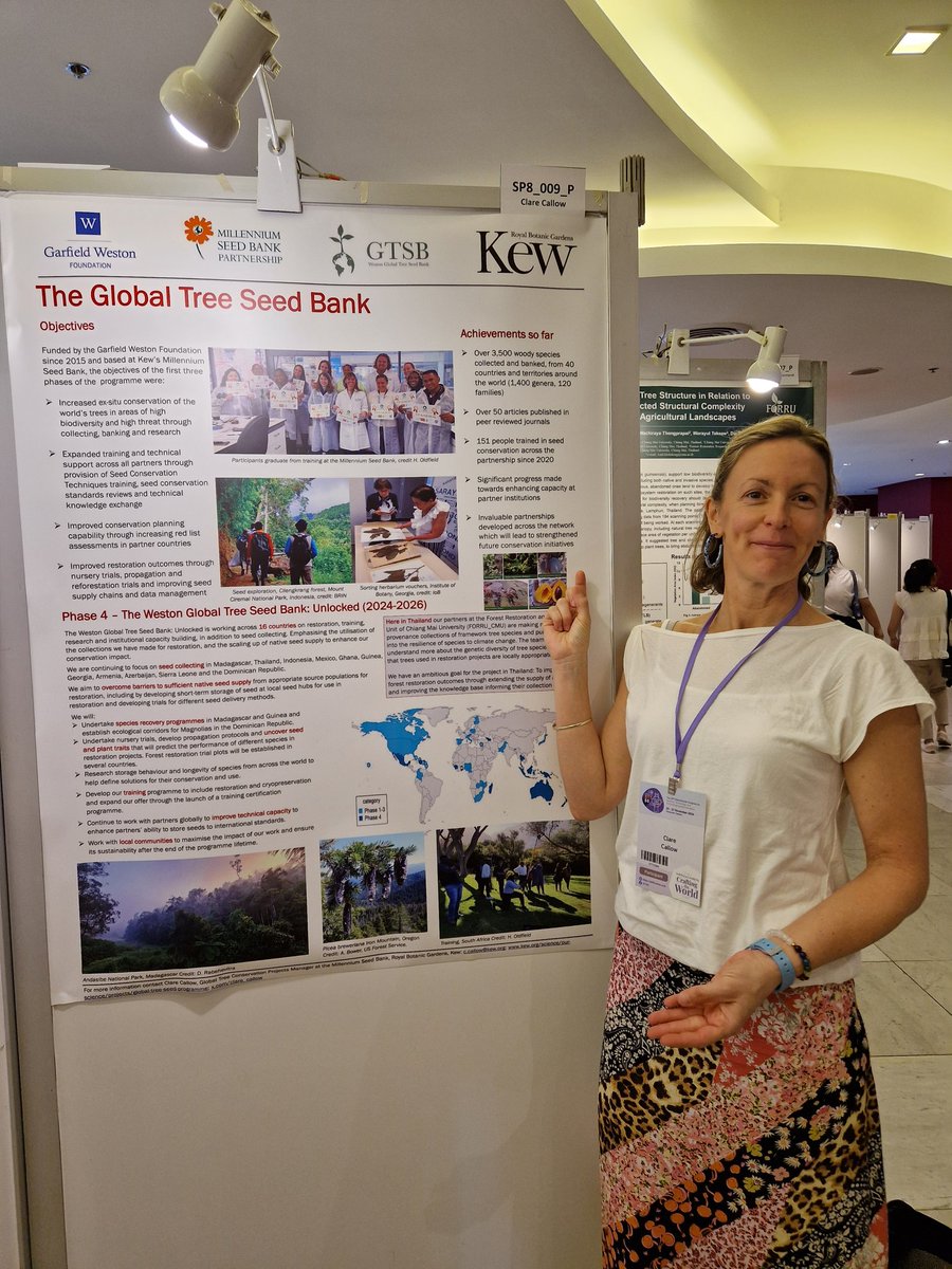 clare_callow's tweet photo. Another highly enjoyable day celebrating 30 years of @FORRU_CMU at STT50. Particular highlight talking to the originator of the framework species method for tropical forest restoration Nigel Tucker about our @WestonFdn ##GlobalTreeSeedBank project using the method in Madagascar! https://t.co/JJjcBfI8mU