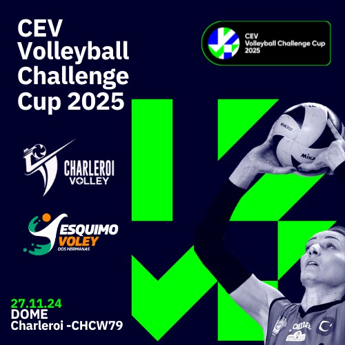 🇪🇺 ¡MIÉRCOLES DE EUROPA! Vamos a por los OCTAVOS DE FINAL de la CEV CHALLENGE CUP

✈ Viajamos a Bélgica para enfrentarnos a CV Charleroi

📆Miércoles 27 de noviembre
⏰20.00 horas
⚔️CV Charleroi
📍Spiroudome CHARLEROI

💚 MÁXIMA ILUSIÓN PARA SEGUIR SOÑANDO JUNTOS

#TodoAlVerde