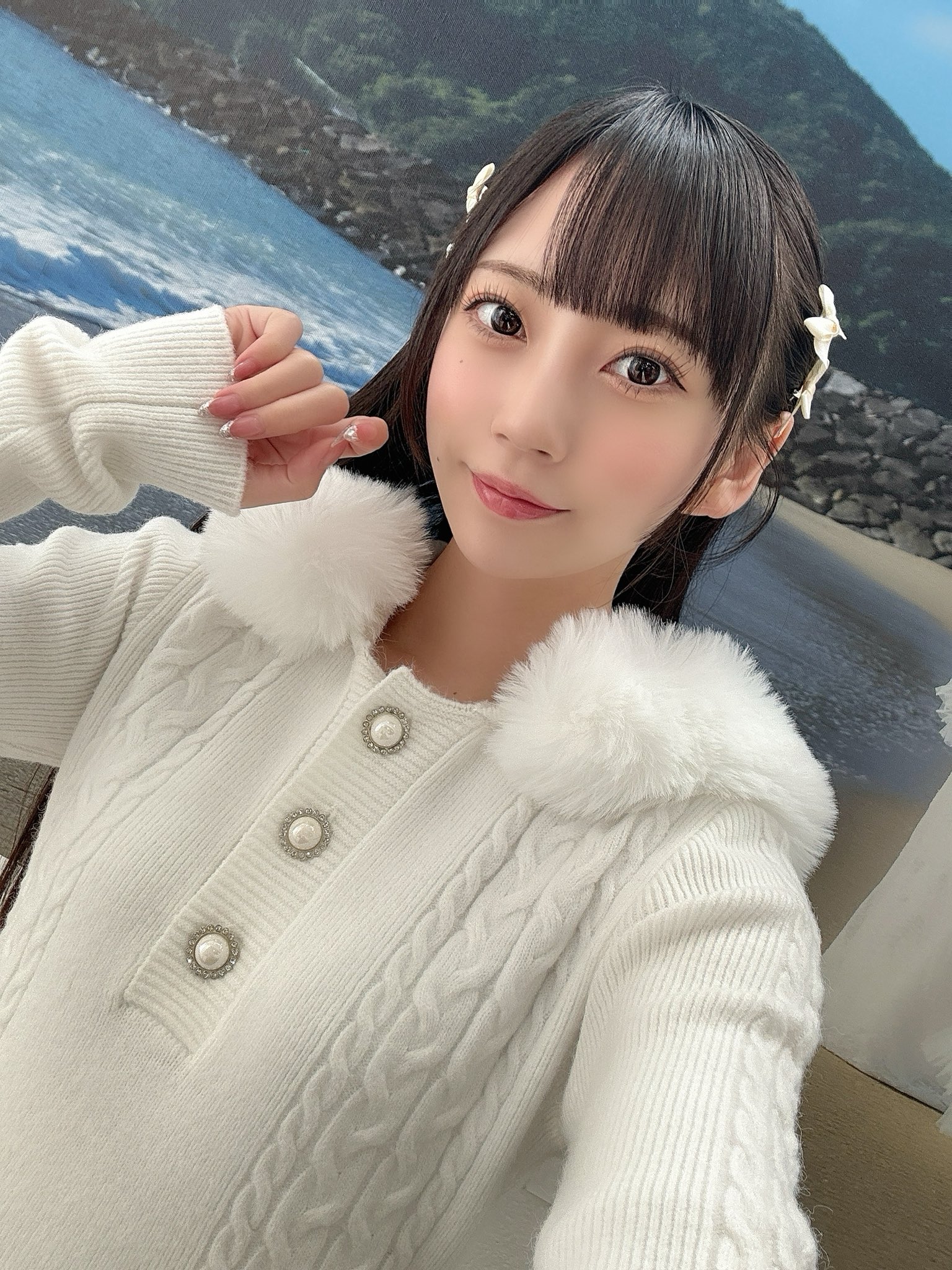 七沢みあ写真展「ナナカケル」 Sサイズ写真2点　裏面直筆サイン入り 七沢みあ写真展「ナナカケル」 Sサイズ写真2点 裏面直筆サイン入り