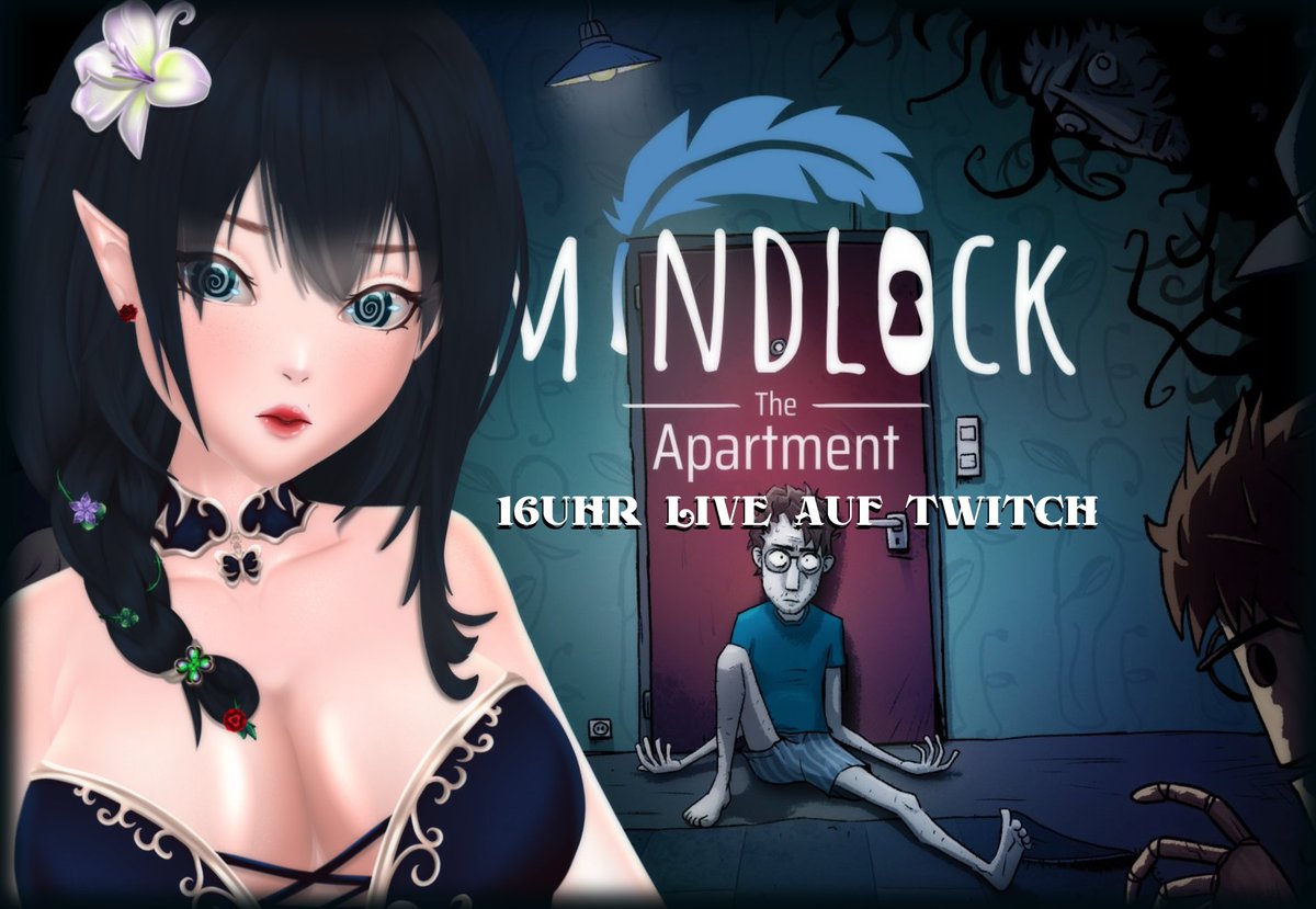 kleemori_'s tweet image. Heute zu unseren Cozy Dienstag Stream um 16:30Uhr gibt es bei uns Mindlock!  Ein wunderschön würziges Point &amp;amp; Click Adventure. 🌟 Wir sind gespannt, welche Abenteuer in Colins Wohnungslabyrinth auf uns warten! 
Kommt vorbei und rätselt mit! 💜

#GerVtuber #TwitchDE #mindlock