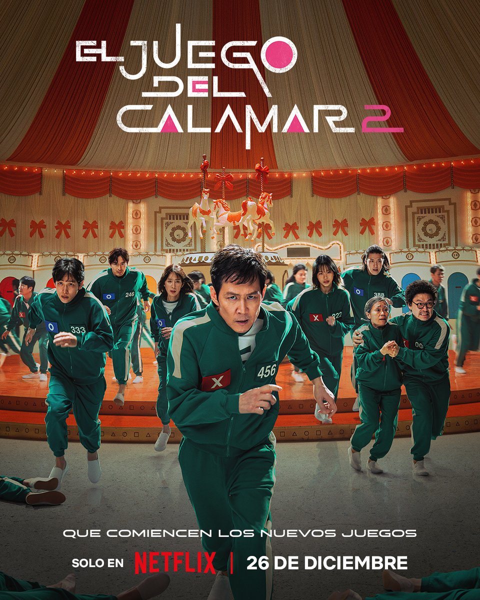 Volvemos al juego.
26 de diciembre.
#ElJuegoDelCalamar