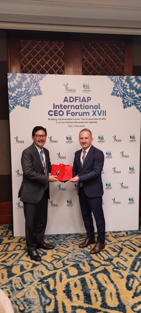 adfimi's tweet photo. ADFIAP CEO Forum 6-8 November 2024

ADFIMI Secretary General Mr. İlhami Öztürk attended ADFIAP International CEO Forum XVII on November 6-8, 2024 Bali, Indonesia. https://t.co/PI328iKCnN