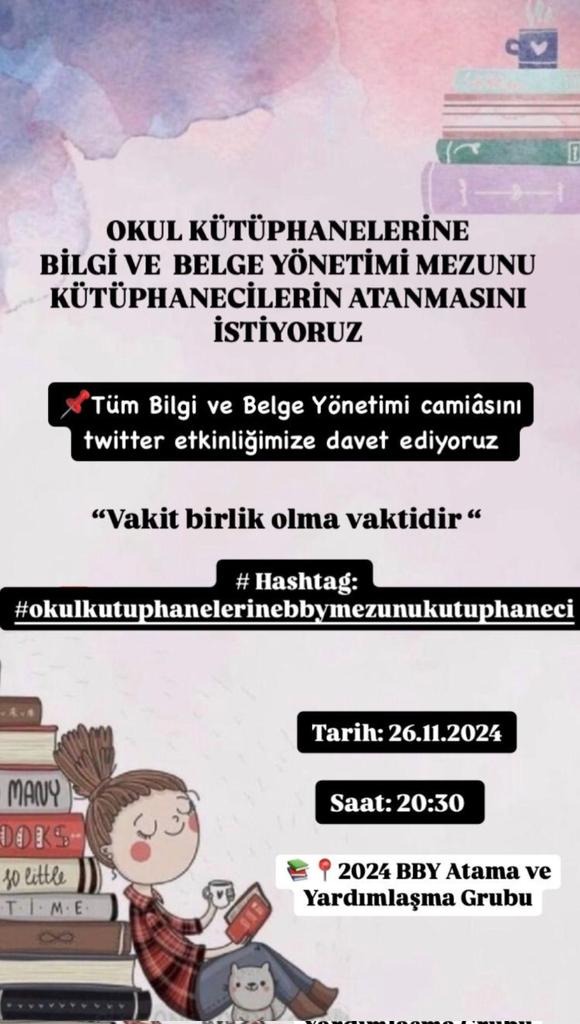 bibliotek18's tweet photo. #okulkutuphanelerinebbymezunukutuphaneci https://t.co/MjFtdeZ7qb