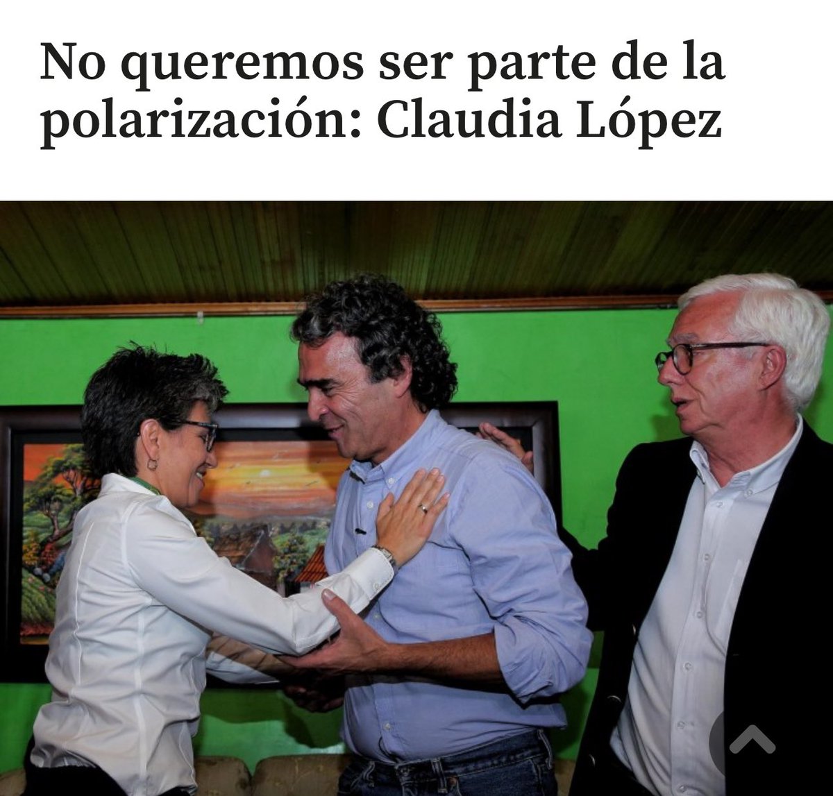 JorgeECastilloL's tweet image. Día 2 de 30. #Verdades 

El centro es socialista. 👇

Claudia López es Petro y Fagardo es Claudia. @sergio_fajardo @ClaudiaLopez 

Centro Esperanza = Petrismo

Sergio Fagardo. Aspirante presidencial por la centro-Izquierda. 

Carlos Amaya. @CarlosAmayaR 
-Gobernador de Boyaca.