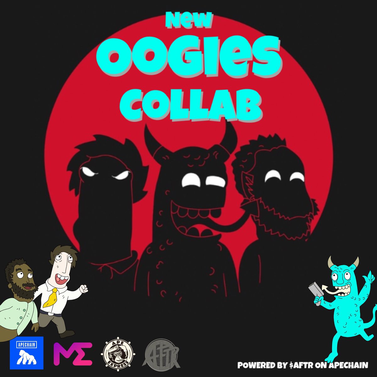 FatFrogo's tweet image. 🚨 @FatFrogo X @OOGIES_ 

🤝🏻WE SECURED OOGIES WL ON APECHAIN