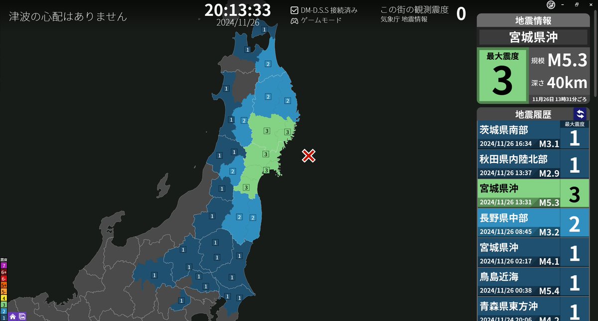 Ameuma773's tweet photo. 地震ソフト EarthQuickly v0.10.2 アップデートを公開
複数の不具合の修正、機能改善を行いました。
https://t.co/pcI9zDylvY https://t.co/FrW6jPKP3s